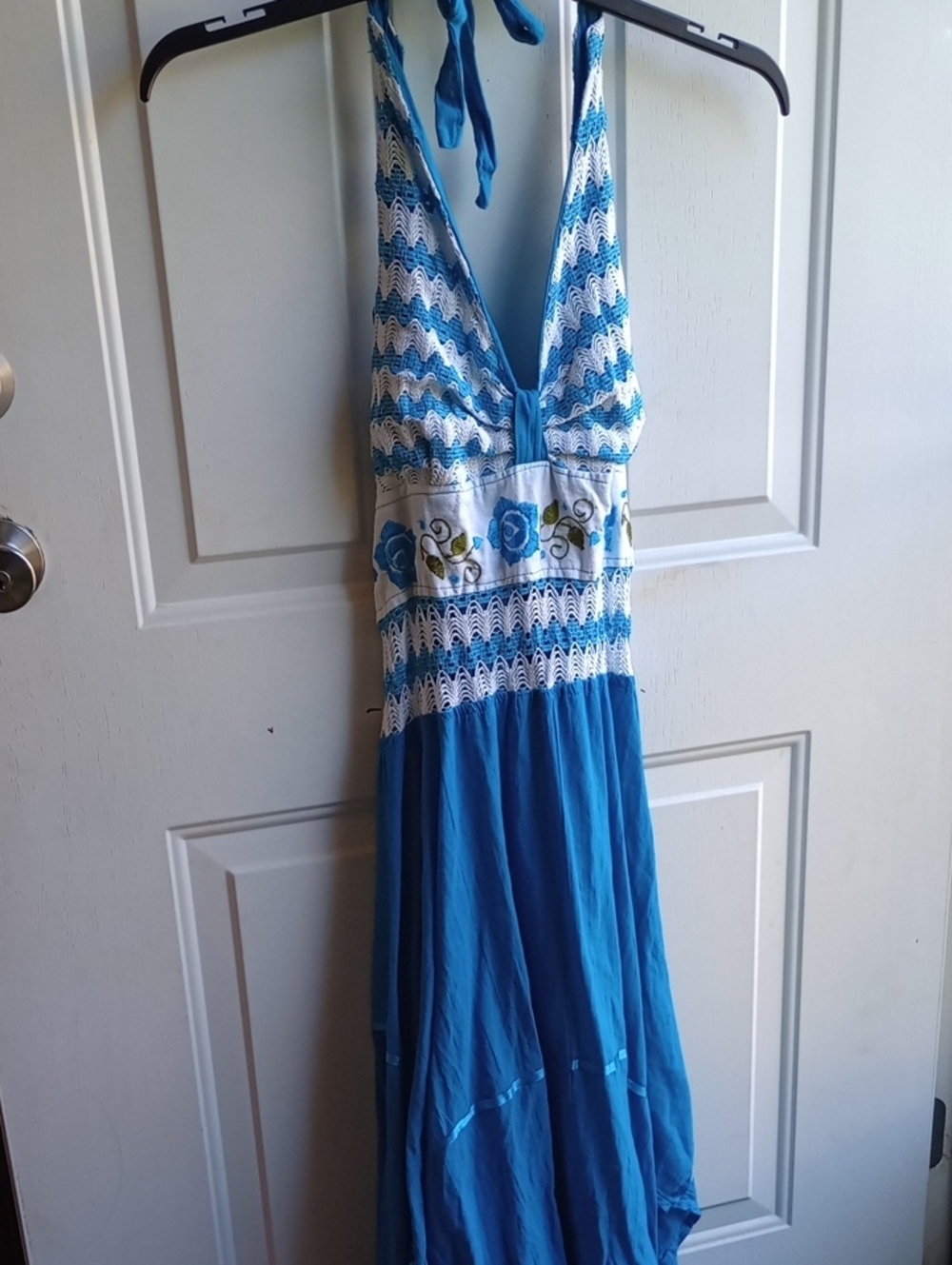 Women's Halter Neck Summer Beach Cover Up Dress